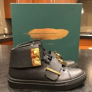 Buscemi Black High Top Sneakers - Women’s Size 39